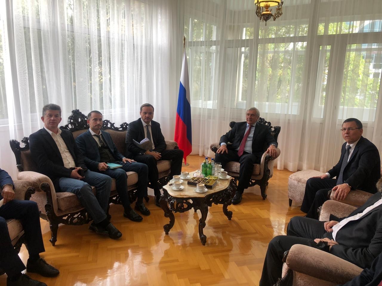 Представители Российско-Турецкого делового совета, Международного центра содействия бизнесу совместно с  Послом России в Турции и Торговым представительством России в Турции обсудили текущую реализацию российских проектов в Турецкой Республике. 